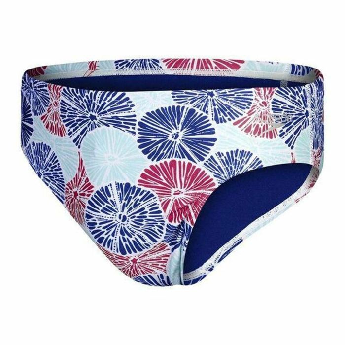 Bañador Hombre Speedo Allover Brief Azul 28 0 Bañador Hombre Speedo Allover Brief Azul 28 0