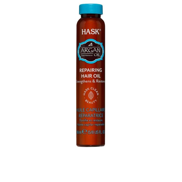 HASK Argan Oil Aceite Reparador para Cabello Seco y Dañado, 18 ml HASK Argan Oil Aceite Reparador para Cabello Seco y Dañado, 18 ml