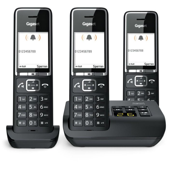 Gigaset COMFORT 550A trio schwarz/chrom 15 Gigaset COMFORT 550A trio schwarz/chrom 15