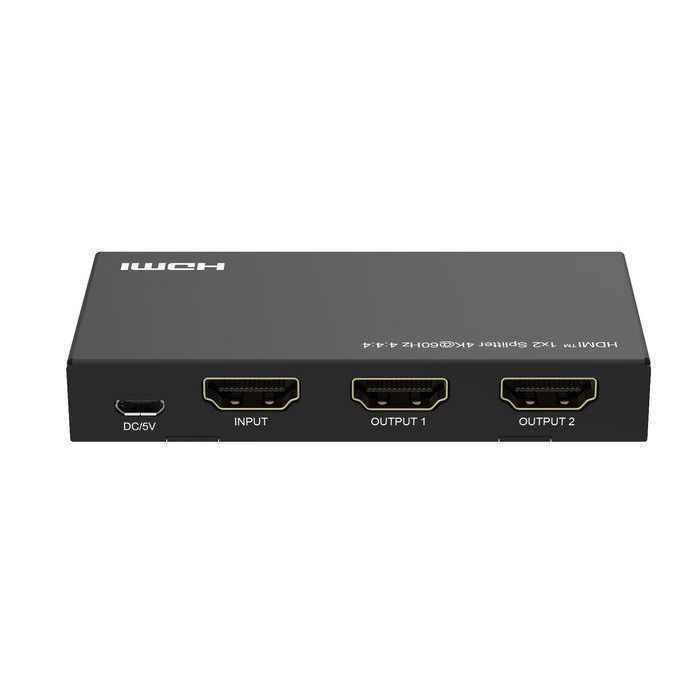 MicroConnect 4K@60Hz HDMI Splitter 1x2, 4:4:4 3