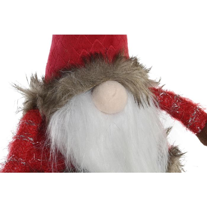 DKD Home Decor Figura Decorativa de Navidad Tradicional para Hogar, Poliéster Rojo, 55 cm Alto x 15 cm Ancho x 11 cm Fondo 1 DKD Home Decor Figura Decorativa de Navidad Tradicional para Hogar, Poliéster Rojo, 55 cm Alto x 15 cm Ancho x 11 cm Fondo 1