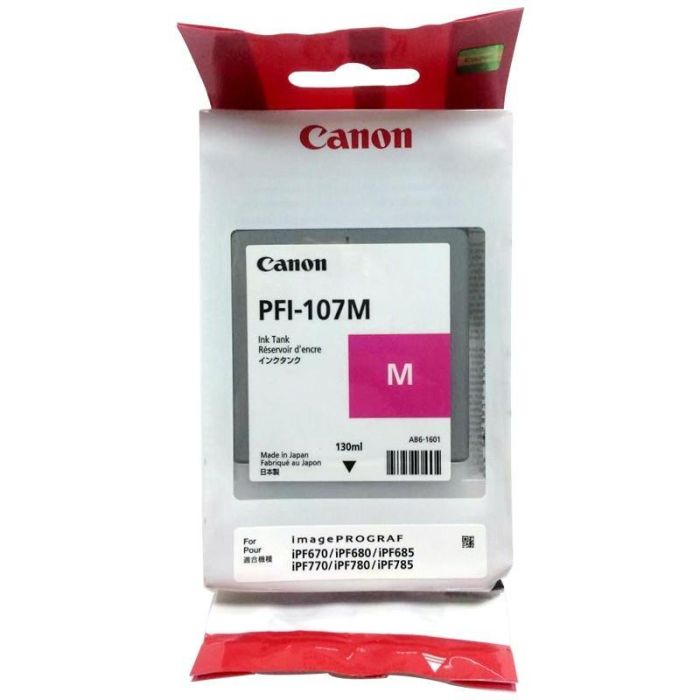 Cartucho Canon Pfi - 107M Magenta Ipf670 Ipf680 Cartucho Canon Pfi - 107M Magenta Ipf670 Ipf680