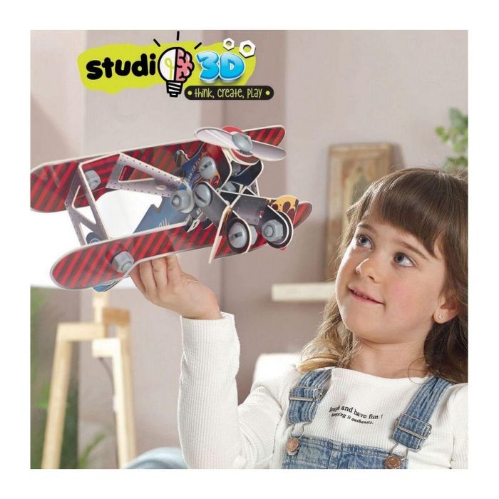 Avión de Maqueta Educa Studio 3D 56 Piezas (37 x 30 x 15 cm) 2 Avión de Maqueta Educa Studio 3D 56 Piezas (37 x 30 x 15 cm) 2