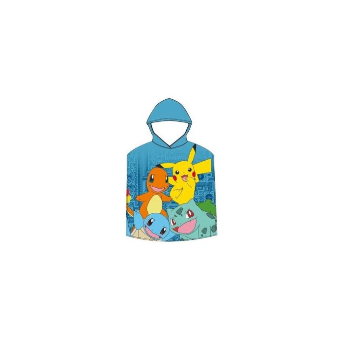 Poncho Safta De Microfibra Pokemon 1000x500 mm