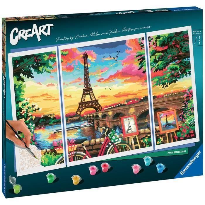 Ravensburger RAV4005556201341 Formato CRearT Tríptico 80x50cm 4