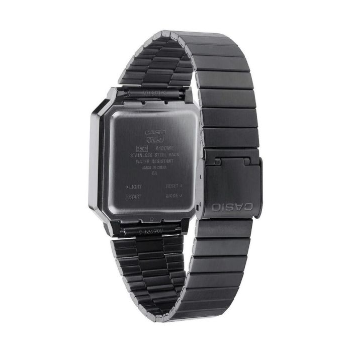 Reloj Unisex Casio F100 - GUN METAL / GOLD Negro 2 Reloj Unisex Casio F100 - GUN METAL / GOLD Negro 2