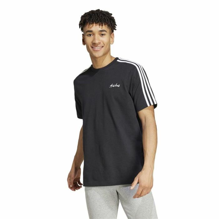 Camiseta de Manga Corta Hombre Adidas Gallery Graphic Negro 4 Camiseta de Manga Corta Hombre Adidas Gallery Graphic Negro 4