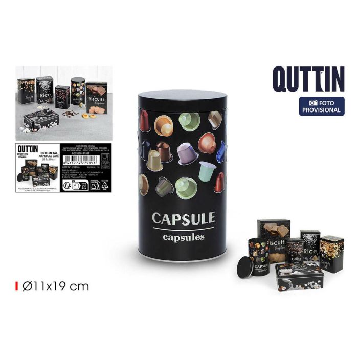 Bote Metálico Quttin Capsules (12 Unidades) 4 Bote Metálico Quttin Capsules (12 Unidades) 4