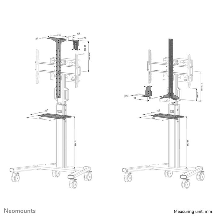Estantería Neomounts AFLS-825WH1 1 Estantería Neomounts AFLS-825WH1 1