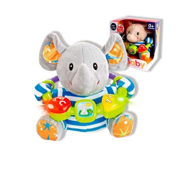 Peluche musical rinoceronte 20 cm 1 Peluche musical rinoceronte 20 cm 1