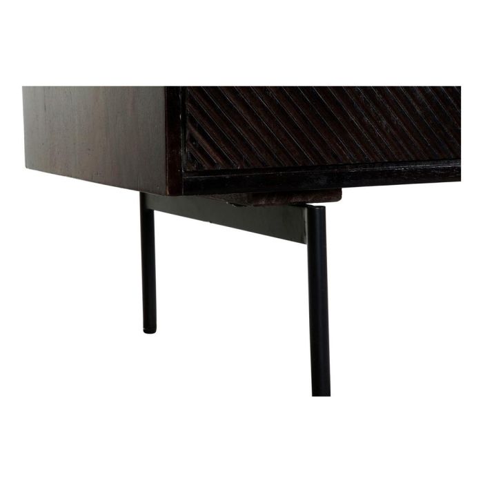 Buffet Moderno DKD Home Decor Marron Oscuro Negro 45 x 77.5 x 177 cm 2