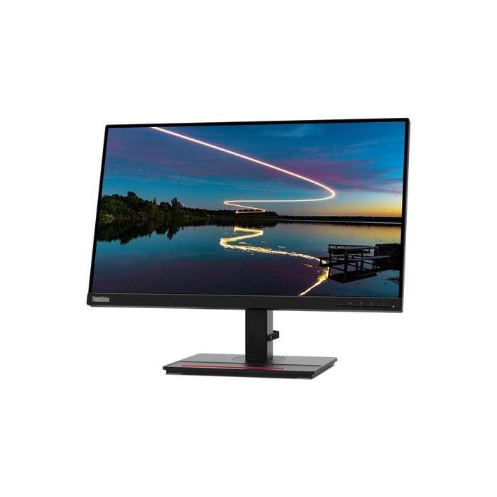 Lenovo T24 m-20 Monitor ThinkVision 23.8" 1920x1080 IPS USB-C Ethernet 60Hz Ergonómico NearEdgeless Eyesafe para Oficina 7