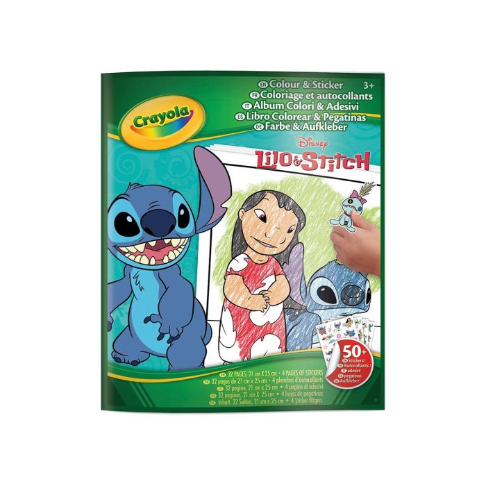 Libro Colorear + Stickers Lilo Y Stitch 04-0900 Crayola 1 Libro Colorear + Stickers Lilo Y Stitch 04-0900 Crayola 1