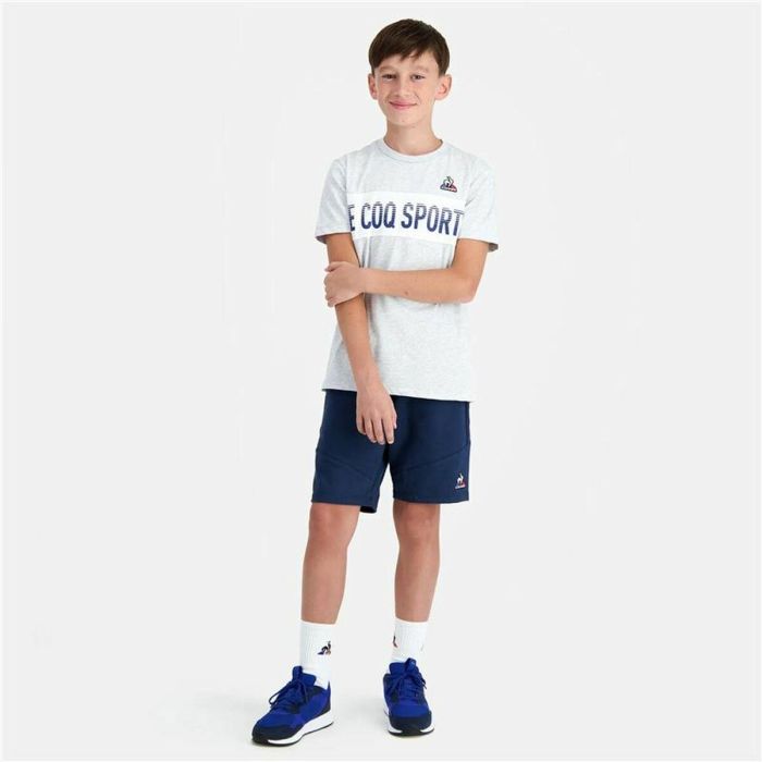 Pantalones Cortos Deportivos para Niños Le coq sportif Nª 1 Azul 12 Años 3