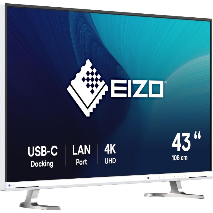 EIZO EV4340X-WT Monitor de 42.5" (108cm) 4K UHD IPS con USB-C, HDMI y DisplayPort - Blanco 7