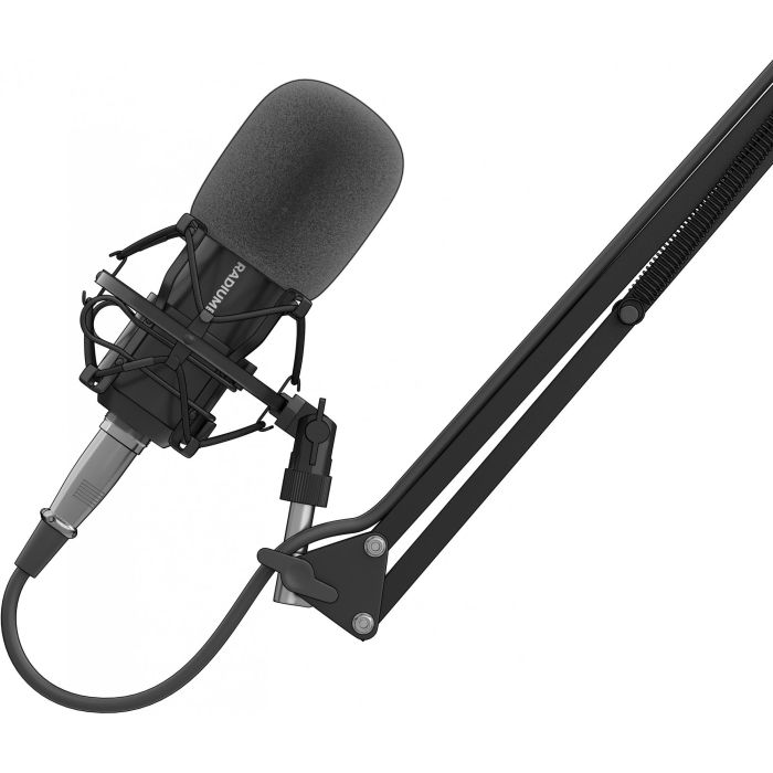 Genesis Radium 300 XLR Micrófono de Estudio Condensador Cardioide con Kit Completo Negro (No requiere Phantom 48V) 7 Genesis Radium 300 XLR Micrófono de Estudio Condensador Cardioide con Kit Completo Negro (No requiere Phantom 48V) 7