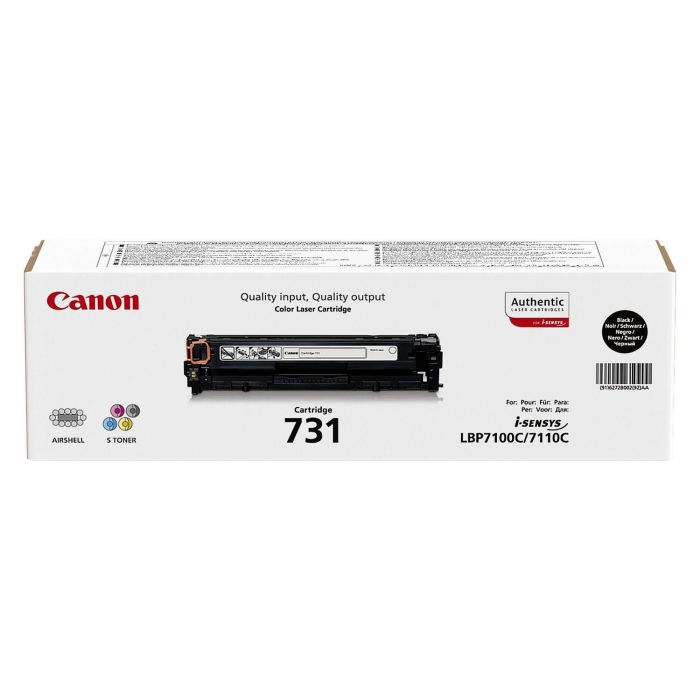 Canon 731 bk Tóner Negro Original para i-sensys LBP7100CN LBP7110CW MF623CN MF628CW MF8230CN MF8280CW 2