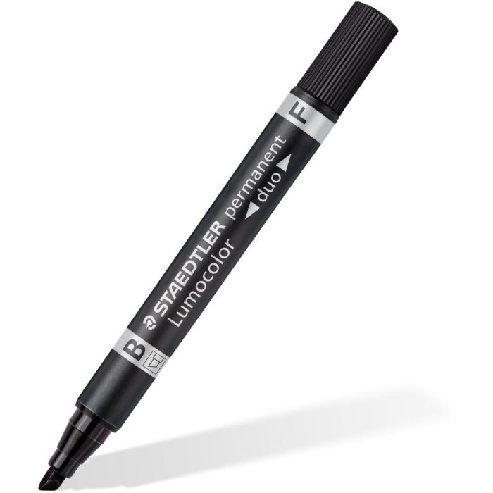 STAEDTLER Zweispitzmarker Lumocolor permanent BK retail 1