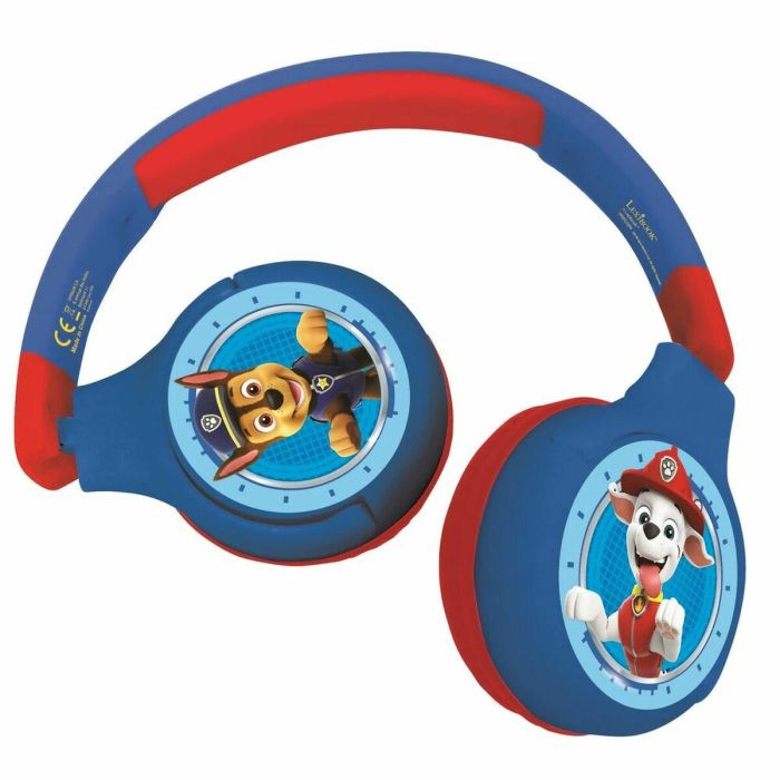 Lexibook Hpbt010Pa Auriculares Inalámbricos Bluetooth 5.0 Paw Patrol 2 en 1 con Micrófono Integrado para Niños a partir de 3 Años