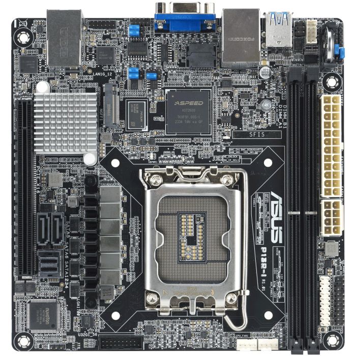 ASUS Placa Base P13R-I S1700 C262 DDR5 VGA 2xGBL mITX para Servidor 2 ASUS Placa Base P13R-I S1700 C262 DDR5 VGA 2xGBL mITX para Servidor 2