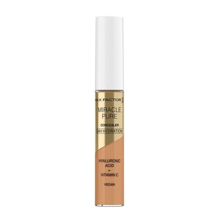 Max Factor MIRACLE PURE Concealers #5, Corrector Maquillaje 7,8ml, Vegano, Vitamina C, Ácido Hialurónico