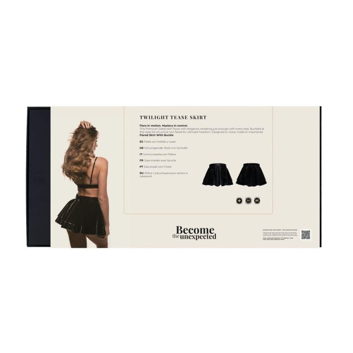 Falda Guilty Pleasure Negro XL 3 Falda Guilty Pleasure Negro XL 3