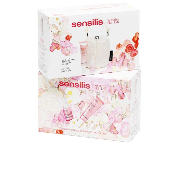 Sensilis Skin Glow [Juicy Cream] Estuche Crema Facial 50ml + Sérum Facial 15ml, Hidratación Luminosidad, 2 pz