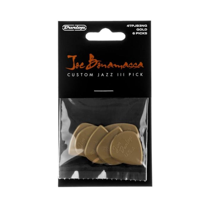 Pack 24 Púas Joe Bonamassa Custom Jazz Iii Gold 3 Pack 24 Púas Joe Bonamassa Custom Jazz Iii Gold 3