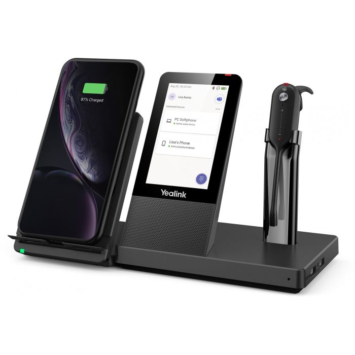 Yealink WH67 Microsoft Teams DECT Auriculares inalámbricos Binaurales para Oficina/Centro de Llamadas Negro 1 Yealink WH67 Microsoft Teams DECT Auriculares inalámbricos Binaurales para Oficina/Centro de Llamadas Negro 1