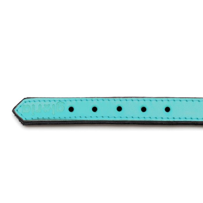 Collar Piel Acolchado 30 cm X 15 mm Turquesa 4 Collar Piel Acolchado 30 cm X 15 mm Turquesa 4