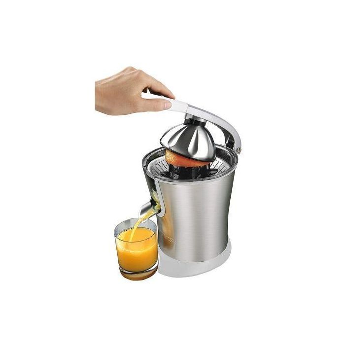 EXPRIMIDOR DE PALANCA TAURUS JUICE 160 - 160W - BRAZO PARA FACILITAR LA EXTRACCIÓN DE ZUMO - VERTIDO CONTINUO - ANTIGOTEO - ACERO INOX 1 EXPRIMIDOR DE PALANCA TAURUS JUICE 160 - 160W - BRAZO PARA FACILITAR LA EXTRACCIÓN DE ZUMO - VERTIDO CONTINUO - ANTIGOTEO - ACERO INOX 1
