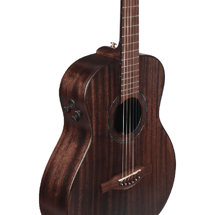 Guitarra Acústica Travel Marcopolo  A/E - Caoba (Con Funda) 3