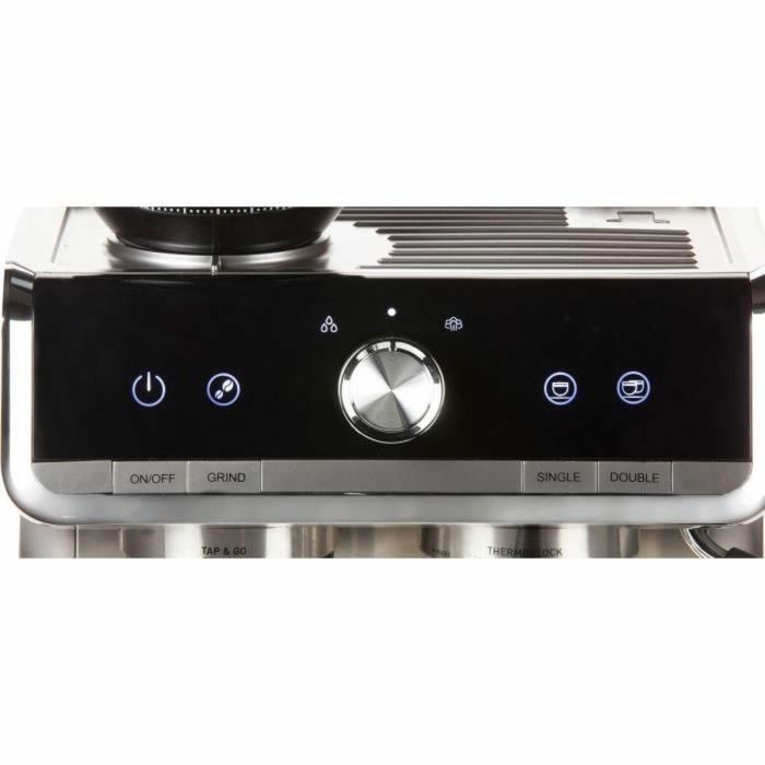 Domo DO720K Cafetera Espresso Semiprofesional con Molinillo Integrado, 1500W, 15 Bares, 1 o 2 Tazas, 30 Configuraciones 3