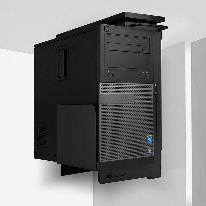 Lindy Soporte Deslizante y Giratorio para Ordenador de Sobremesa / CPU – Bajo Escritorio / Mesa – Libera Espacio y Facilita el Acceso 3