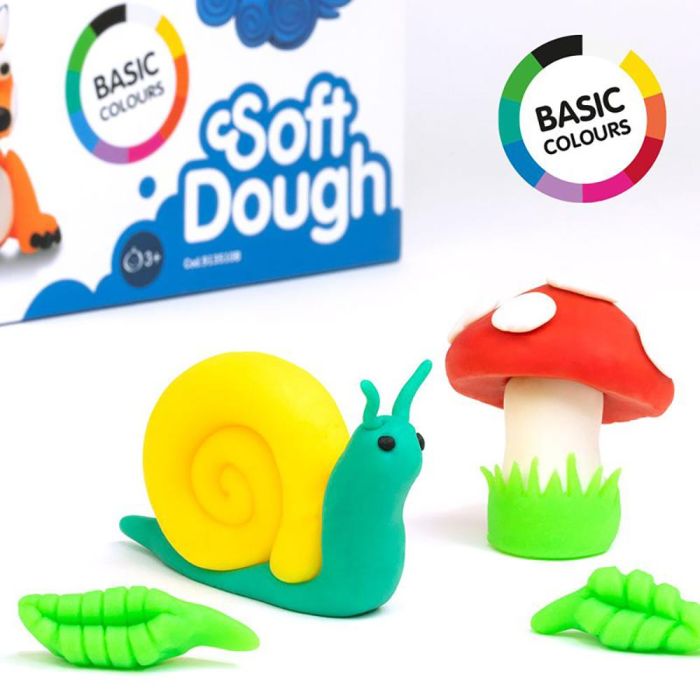 Milan Pasta para Modelar Soft Dough, Caja de 10 Botes x 85g, Colores Surtidos | Blanda, Sin Residuos 3 Milan Pasta para Modelar Soft Dough, Caja de 10 Botes x 85g, Colores Surtidos | Blanda, Sin Residuos 3