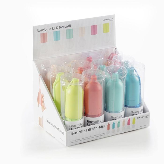 Bombilla LED Portátil con Cordón Bulby InnovaGoods 1