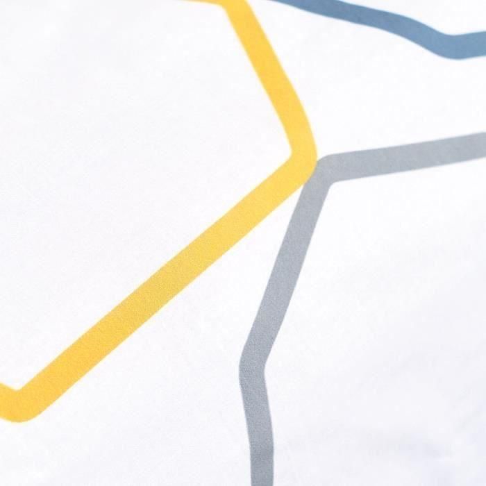 Today 11.41 Juego de cama doble Sunshine 100% Algodón 57 hilos/cm² - Funda nórdica 220x240 cm y 2 fundas de almohada 63x63 cm 1