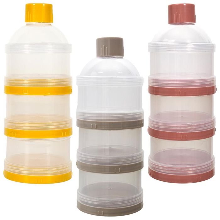 Tom et Zoe Juego De 3 Botes Dosis Apilable Puericultura Libre de BPA para Biberones 2