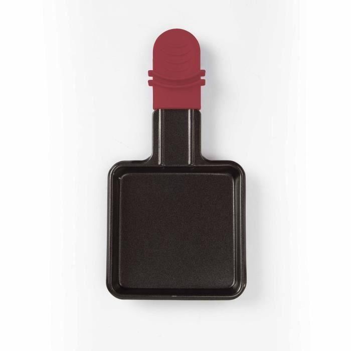 Livoo DOC156RC Máquina Raclette para 2 personas 350W con Bandeja de Granito Extraíble, 2 Ollas de Fondue y Pies Antideslizantes - Rojo Chile 3 Livoo DOC156RC Máquina Raclette para 2 personas 350W con Bandeja de Granito Extraíble, 2 Ollas de Fondue y Pies Antideslizantes - Rojo Chile 3