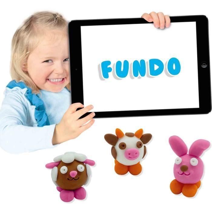 Plastilina FunDo - Animales de granja (3x90gr-1x40gr) - SES CREATIVE - Interactivo para niños pequeños. 1 Plastilina FunDo - Animales de granja (3x90gr-1x40gr) - SES CREATIVE - Interactivo para niños pequeños. 1