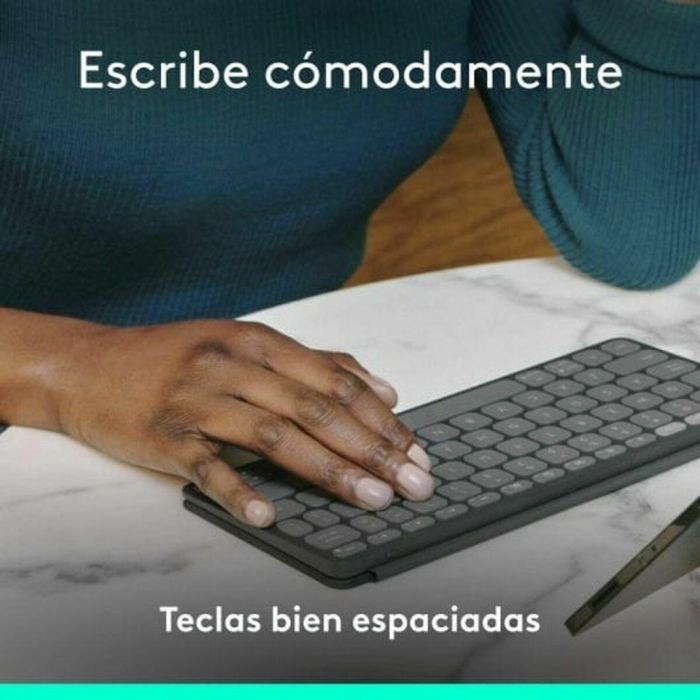 Teclado Logitech 920-012973 Grafito Español QWERTY 18 Teclado Logitech 920-012973 Grafito Español QWERTY 18