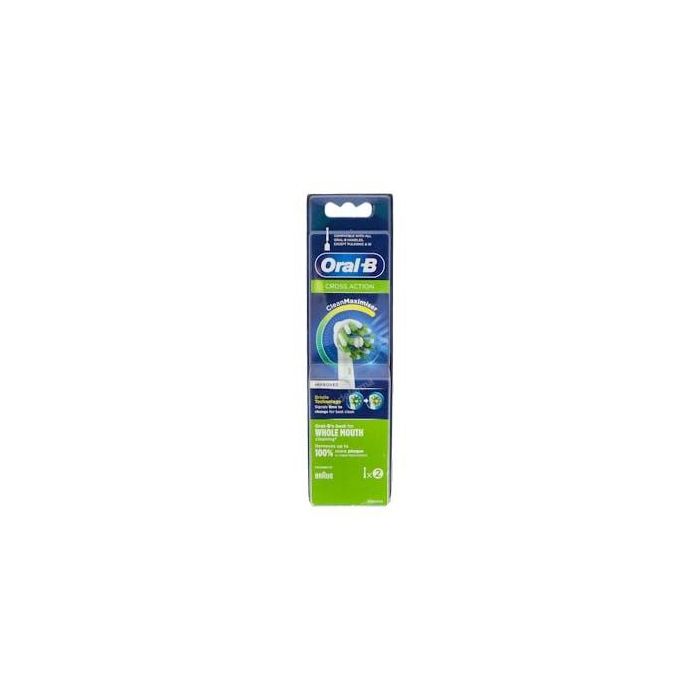 Oral-B Recambio Cepillo Eléctrico Cross Action 2 Unidades