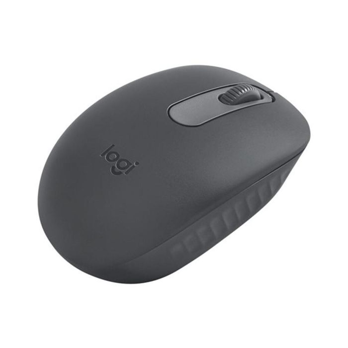 Logitech M196 Ratón Inalámbrico Bluetooth, 1000 DPI, Compacto y Ergonomico con Material Reciclado, Hasta 12 Meses de Batería, Compatible con Windows y macOS, Color Negro