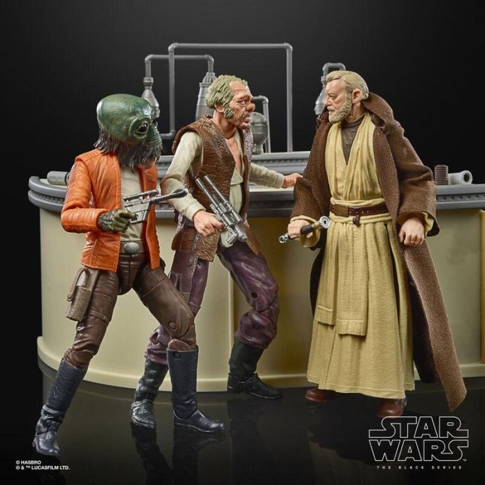 Set figuras The Power Of The Force Cantina Showdown Black Series Star Wars 15cm 2 Set figuras The Power Of The Force Cantina Showdown Black Series Star Wars 15cm 2