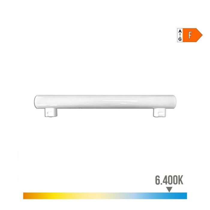 Edm Linestra LED 2 Casquillos S14s 7W 750lm 6400K Luz Fría 300x30x47mm Edm Linestra LED 2 Casquillos S14s 7W 750lm 6400K Luz Fría 300x30x47mm