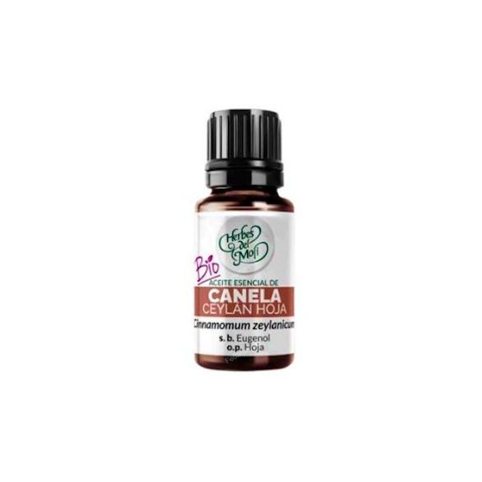 HERBES DEL MOLI Canela Ceylan Hoja Aceite Esencial 10 ml Eco. Antibacteriano, estimulante, afrodisíaco. Uso oral y tópico.