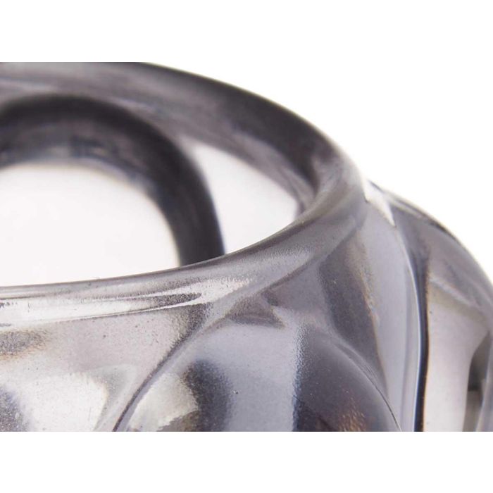 Portavelas Bola Pequeño Gris Giftdecor 8.4x9x8.4 cm Cristal (12 Unidades) 3 Portavelas Bola Pequeño Gris Giftdecor 8.4x9x8.4 cm Cristal (12 Unidades) 3
