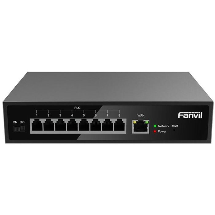 Fanvil PN8 Switch no administrado, 8 Puertos Fast Ethernet (10/100 Mbps), Montaje en Rack 1 Fanvil PN8 Switch no administrado, 8 Puertos Fast Ethernet (10/100 Mbps), Montaje en Rack 1
