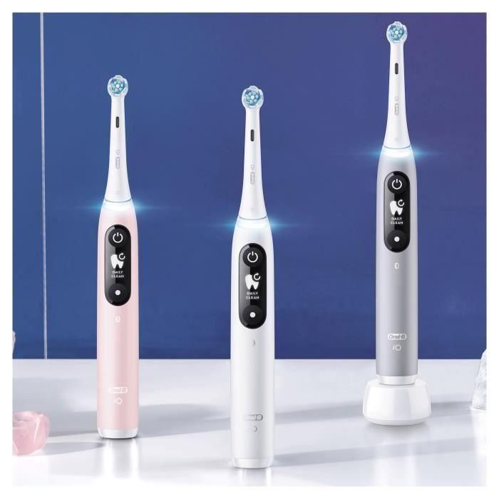 Oral-B iO 6S Cepillo de dientes eléctrico gris con conexión Bluetooth, 2 cabezales, 1 estuche de viaje 3 Oral-B iO 6S Cepillo de dientes eléctrico gris con conexión Bluetooth, 2 cabezales, 1 estuche de viaje 3
