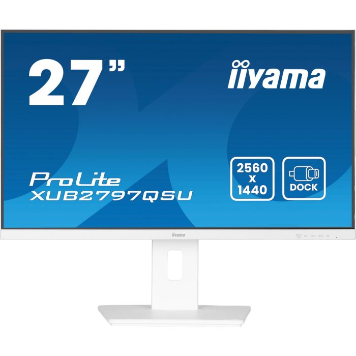 IIYAMA XUB2797QSU-W2 Monitor 27" (68.5cm) Quad HD IPS 1ms 100Hz con HDMI, DisplayPort y 2xUSB Blanco 1 IIYAMA XUB2797QSU-W2 Monitor 27" (68.5cm) Quad HD IPS 1ms 100Hz con HDMI, DisplayPort y 2xUSB Blanco 1